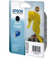Epson T0481 Black Ink Cartridge (Seahorse) (C13T04814010)